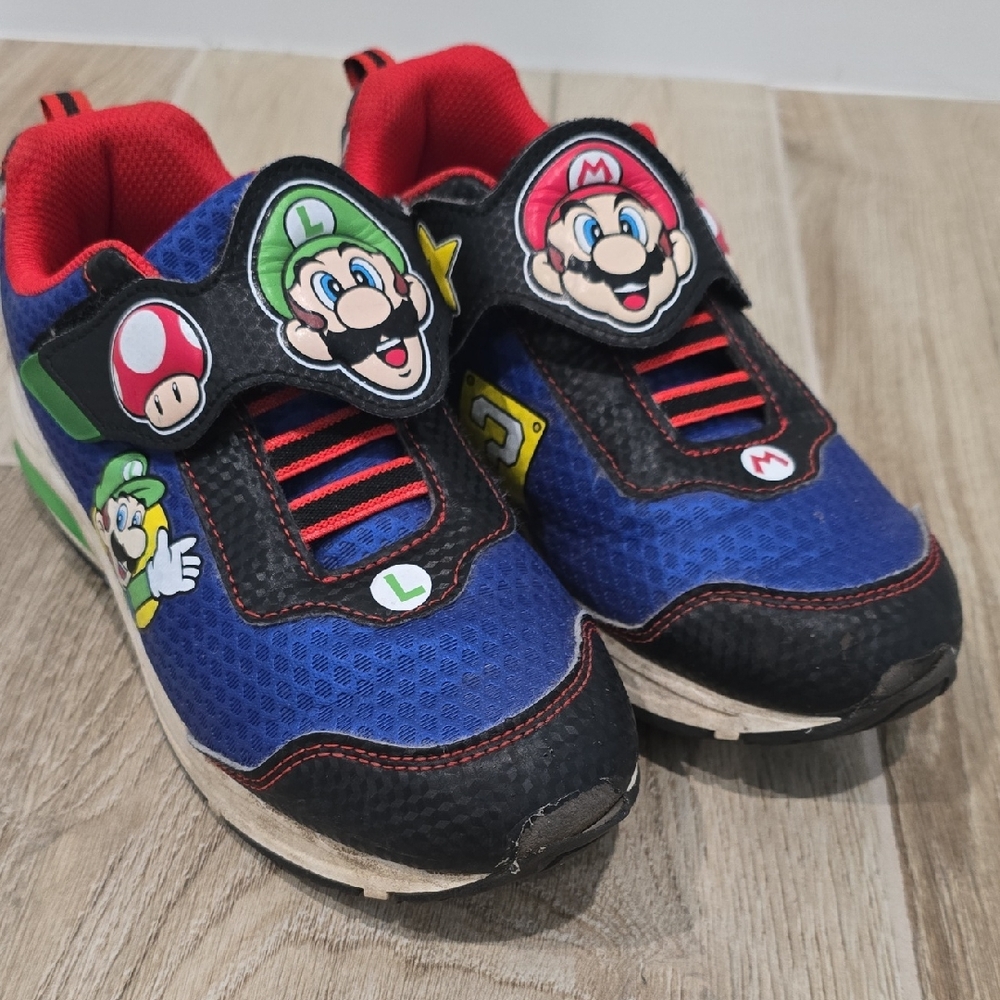 Kids Blue and Red Character Shoes